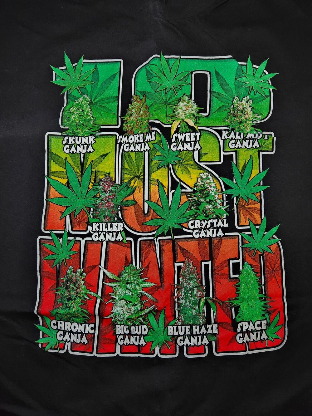 Y2K Do Not Inhale Cannabis Graphic T Mens 2XL Maijuana Leaf Novelty Tee